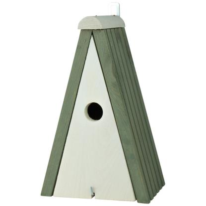 Gardman CARE-Bird redekasse, birketræ, trekant, 13 x 16 x 28 cm