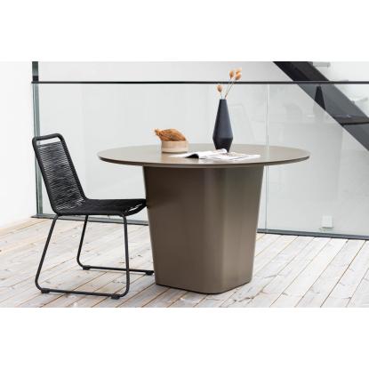 Venture Design Santa Fe rundt havebord, brun, Ø120 cm