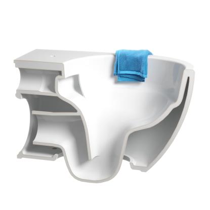 Danbad Zen Pro Vortex væghængt toilet inklusiv toiletsæde