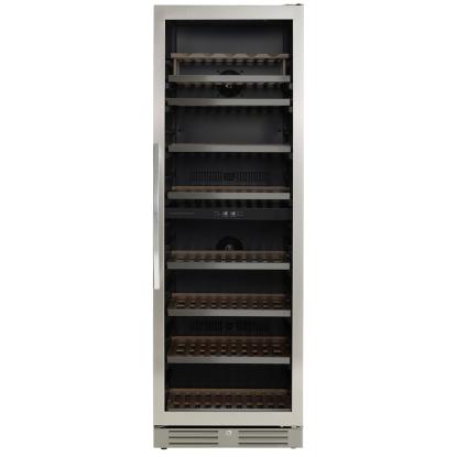 Scandomestic SV 124 X fritstående vinkøleskab til 126 flasker, stål