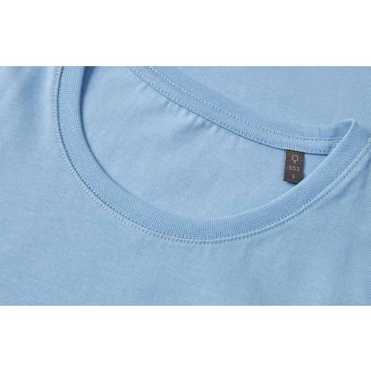 ID 0553 T-shirt, økologisk, dame, lys blå
