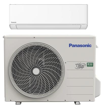 Panasonic split NZ25YKE luft-til-luft varmepumpe med cloud control, SCOP 5, A++
