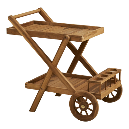 Pasaku serveringsvogn, teak, 86 cm