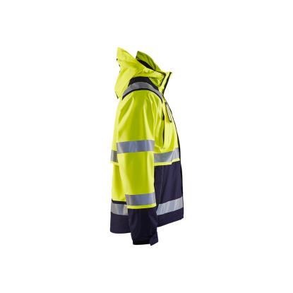 Blåkläder 4987 high vis skaljakke, hi-vis gul/marineblå