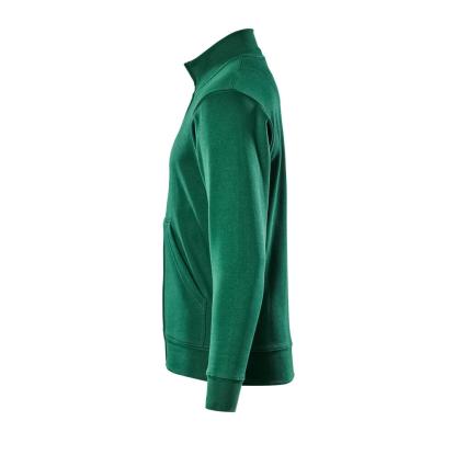 MASCOT CROSSOVER Lavit sweatshirt med lynlås, grøn