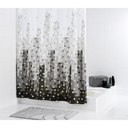 Ridder eco tekstil bruseforhæng, skyline hvid, 180 x 200 cm