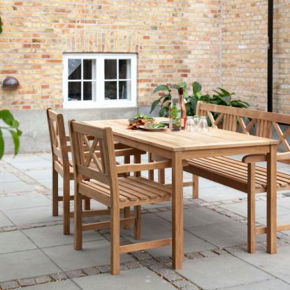 Cinas Rosenborg havestol, teak