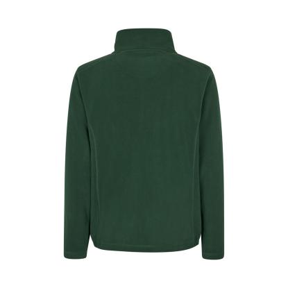 ID 0803 cardigan, mikrofleece, flaskegrøn