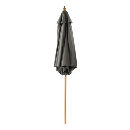 Venture Design Corypho parasol med tilt, grå/natur, Ø250 cm