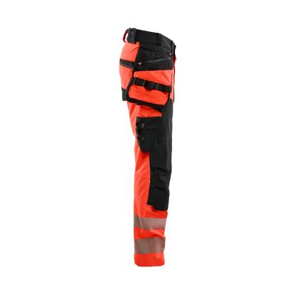 Blåkläder 1122 high vis buks 4-vejs stretch, hi-vis rød/sort