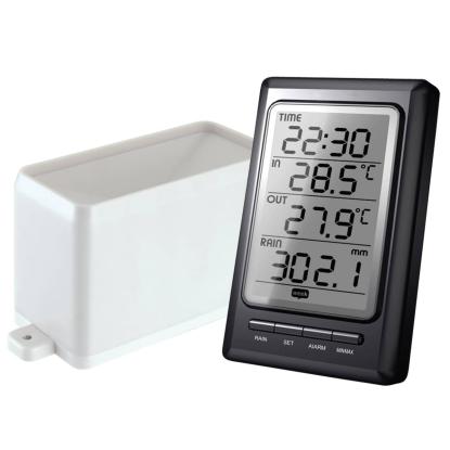 Agimex vejrstation med termometer og regnmåler