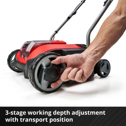 Einhell GC-SC 18/28 Li-Solo akku plænelufter/vertikalskærer, uden batteri og lader