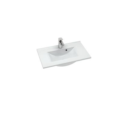 Scanbad Multo vaskeskab med Amber Mini vask, 2 låger, 61 cm, mat hvid