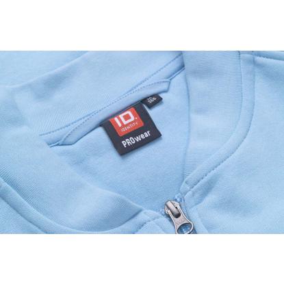 ID PRO Wear 0366 sweat cardigan, lys blå