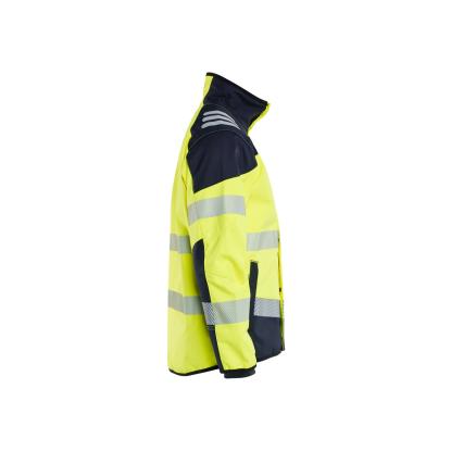 Blåkläder 4948 multinorm softshell jakke inherent, hi-vis gul/marineblå