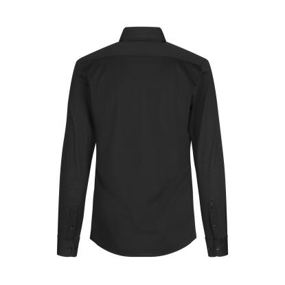 Seven Seas S86 The Jersey skjorte, slim, sort