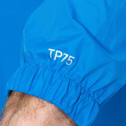 Trespass QIKPAC packaway regnjakke med pose, unisex, blå
