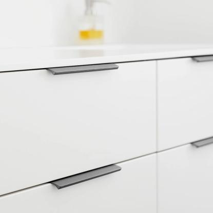 Beslag Design Edge Straight profilgreb, 200 mm, børstet antracit