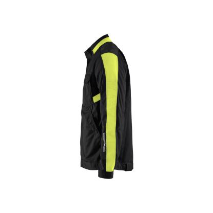 Blåkläder 4444 industri jakke stretch, sort/hi-vis gul