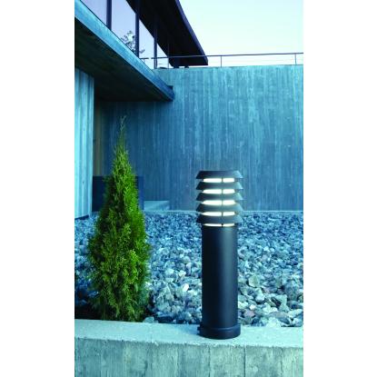 Norlys Alta LED pullert, lille, galvaniseret, IP65