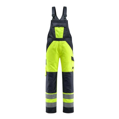 MASCOT SAFE LIGHT Gosford overall med knælommer, hi-vis gul/mørk marine