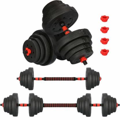 Viking Sports vægtstangs/-håndvægts sæt, justerbar - 40 kg