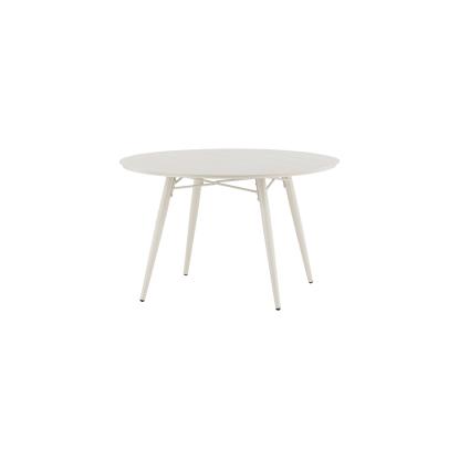 Venture Design Lina rundt havebord, beige, Ø120 cm
