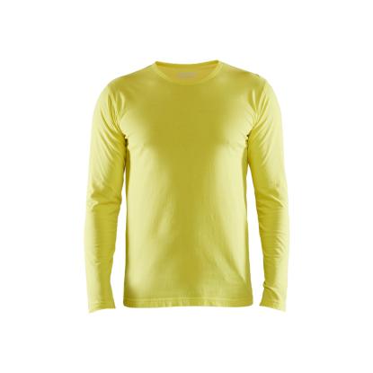 Blåkläder 3500 t-shirt lang ærme, hi-vis gul