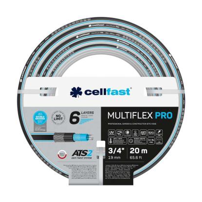 Cellfast Multiflex PRO 6-lags haveslange, Ø19 mm - 20 meter