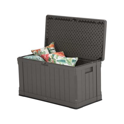 Lifetime hyndeboks, plast, brun, 68 x 128 x 65 cm - 440 liter