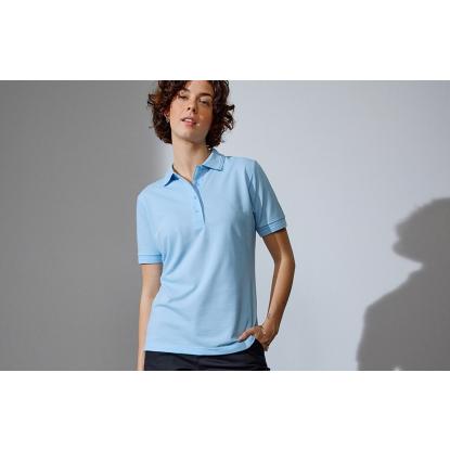 ID 0521 poloshirt, klassisk, dame, lys blå