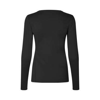 GEYSER G11003 Active T-shirt med lange ærmer, dame, sort