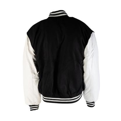 Mil-Tec NY baseballjakke, sort/hvid