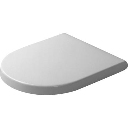 Duravit Starck 3 toiletsæde med rustfrit stålbeslag, hvid