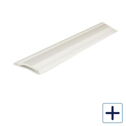 Habo SA48 selvklæbende niveauliste, 41 x 6,2 mm, aluminium