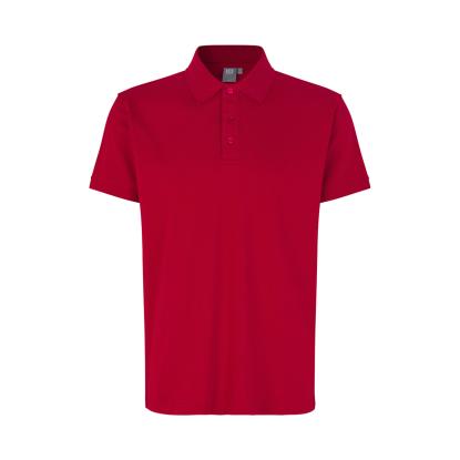 ID 0525 poloshirt med stretch, rød