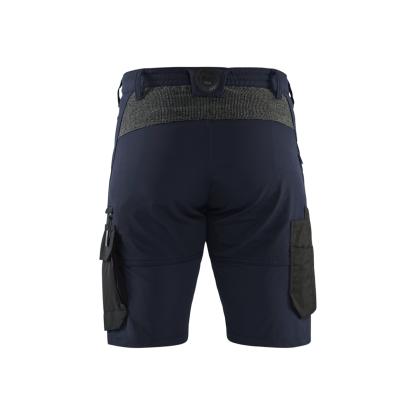 Blåkläder 1423 service shorts 4-vejs stretch, mørk marineblå/sort