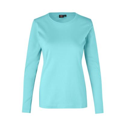 ID 0509 Interlock T-shirt med lange ærmer, dame, mint