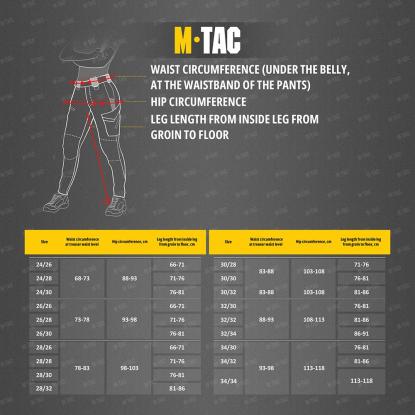 M-TAC Aggressor Flex bukser, dame, sort