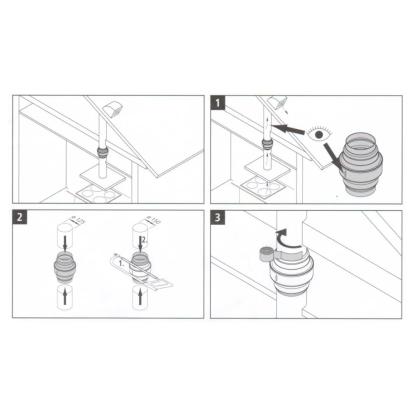 JG Nordic kondensvandssamler Ø125/Ø148/Ø185 mm