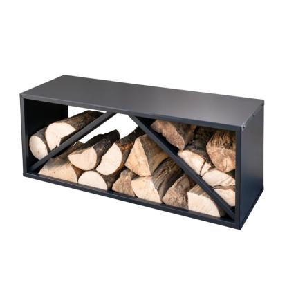 Westmann Adam L brændereol, pulverlakeret stål, sort, 40 x 104 x 34,5 cm