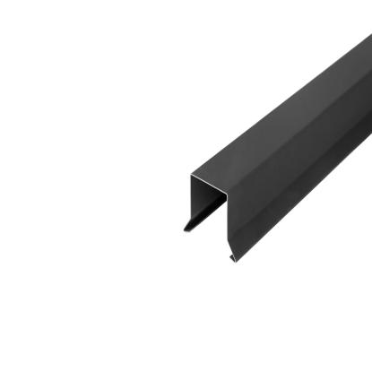 Sternkapsel, 26mm lige, sort zink