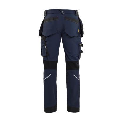 Blåkläder 1998 håndværker buks 4-vejs stretch x1900, mørk marineblå/sort