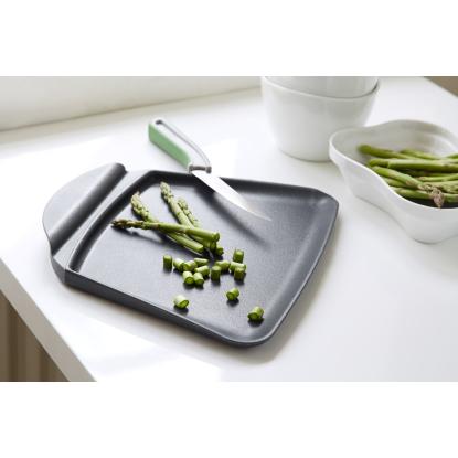 Steel-Function Chop n' Scoop skærebræt, nylon, grå