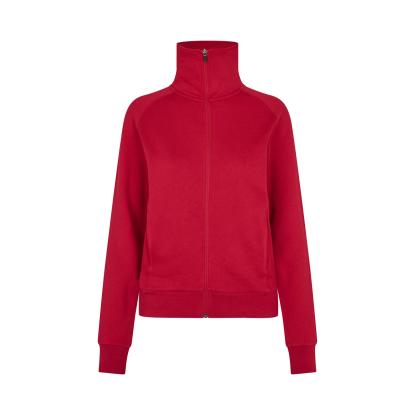 ID 0624 sweat cardigan, dame, rød