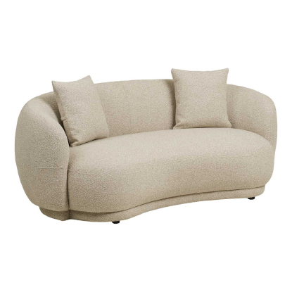 Hawkes 2,5 personers sofa med to puder, sand