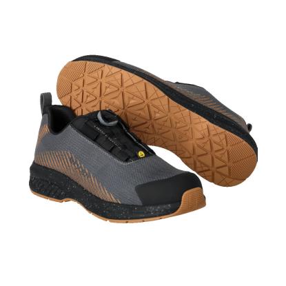 MASCOT FOOTWEAR CUSTOMIZED sikkerhedssko, stengrå/nøddebrun