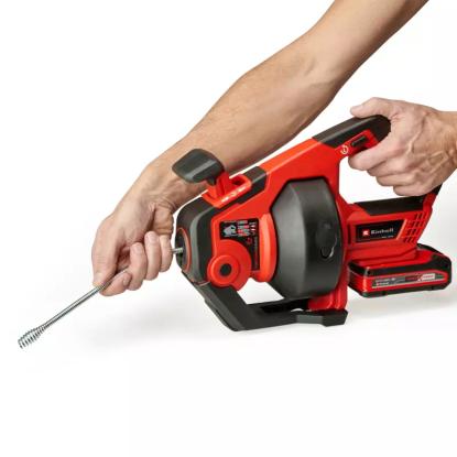 Einhell TE-DA 18/760 Li afløbsrenser, 7,6 meter, uden batteri og lader Einhell TE-DA 18/760 Li afløbsrenser, 7,6 meter, uden batteri og lader