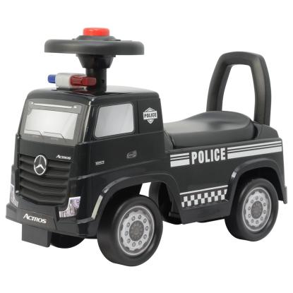 Mercedes Actros politi truck gåbil, sort