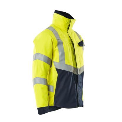 MASCOT MULTISAFE vinterjakke, hi-vis gul/mørk marine